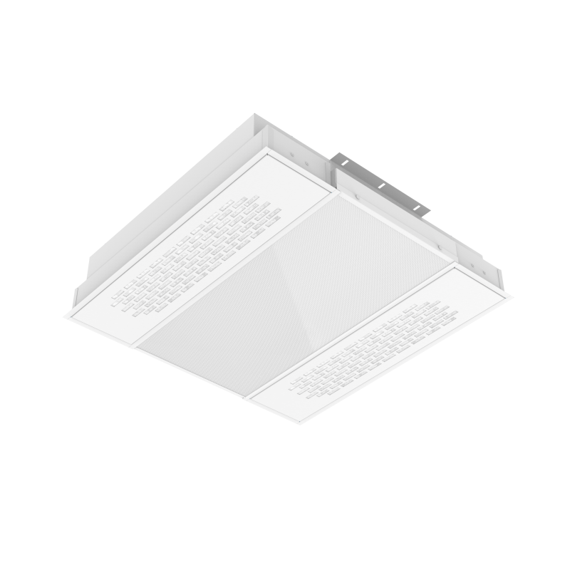 Светильник светодиодный 30Вт 3000К IP40 595х595х126 медицинский с UV-блоком встраив. аварийный автономный постоянного действия рассеив. призма global white bioguard матов. VARTON V1-C0-0UV70-10PRA-4003030