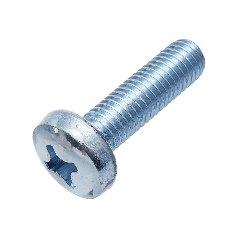 Винт с полукруглой головкой М6х50 DIN 7985 класс прочн. 4.8 цинк (пакет) (уп.60шт) СТРОЙМЕТИЗ UTORM3101728