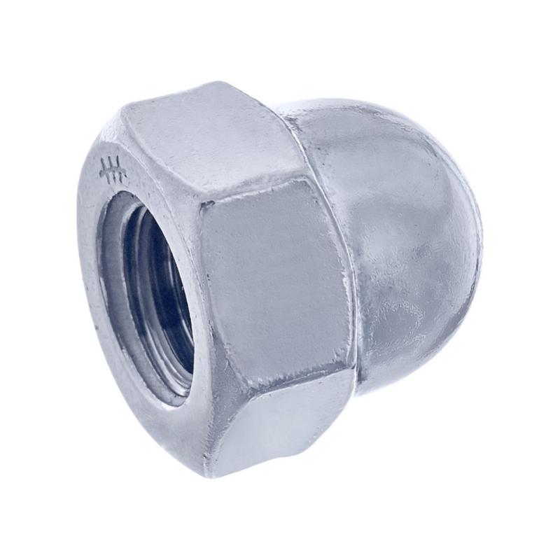 Гайка колпачковая М5 DIN 1587 класс прочн. 4.8 цинк (пакет) (уп.200шт) СТРОЙМЕТИЗ UTORM3150038