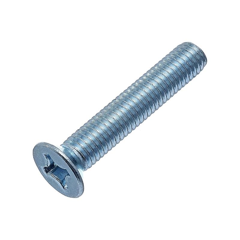 Винт с потайной головкой М6х50 DIN 965 класс прочн. 4.8 цинк (пакет) (уп.70шт) СТРОЙМЕТИЗ UTORM3091118