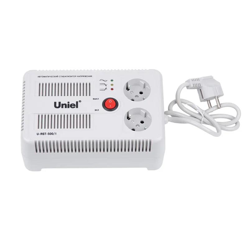Стабилизатор напряжения U-RST-500/1 Simple Standard 500В.А настольный Uniel UL-00003602