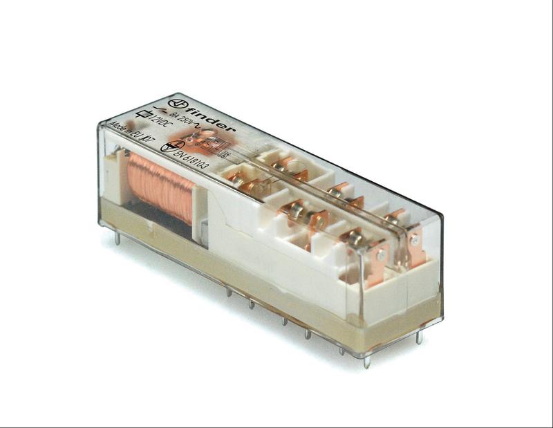 Реле безопасности электромеханич. (реле с принудительным управлением контактами) 5NO + 1NC 48В DC FINDER 501690485510