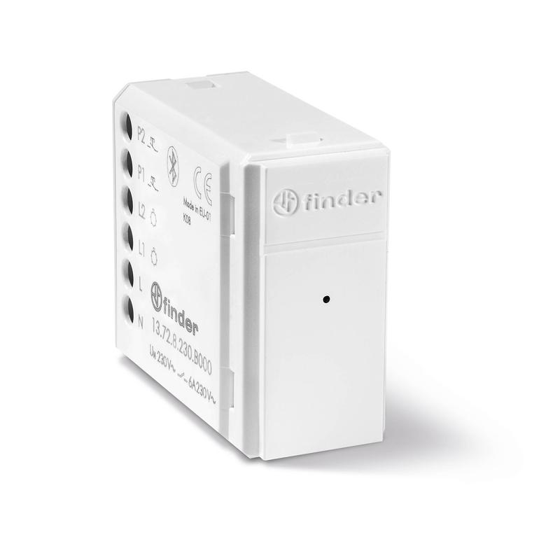 Реле модульное электронное 1CO 6А 230В AC BLE Yesly бел. FINDER 13728230B000PAS