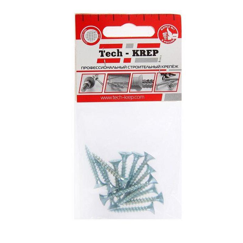 Шуруп универсальный с потайн. головкой 4.5х30 цинк. (пакет) (уп.14шт) Zitar 102437