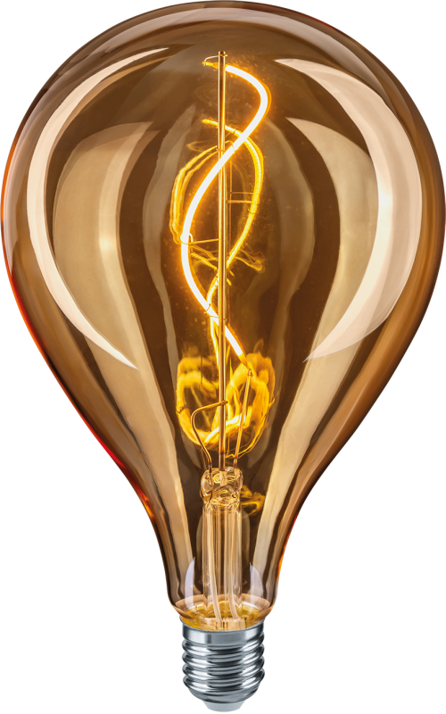 Лампа светодиодная 14 501 NLL-F-PS125-4-230-2.7K-E27 прозрачная E27 220-240В Navigator 14501