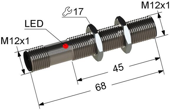 Выключатель бесконтактный PS2-12M68-4B11-C4 МЕГА-К A8010-34127142