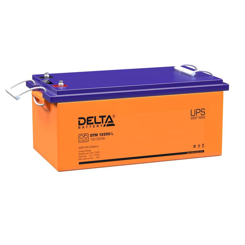 Аккумулятор UPS 12В 250А.ч DTM 12250 L Delta 4614010640006