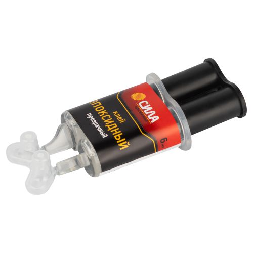 Клей эпоксидный 6мл прозр. (блист.1шт) шприц СИЛА Б0002922