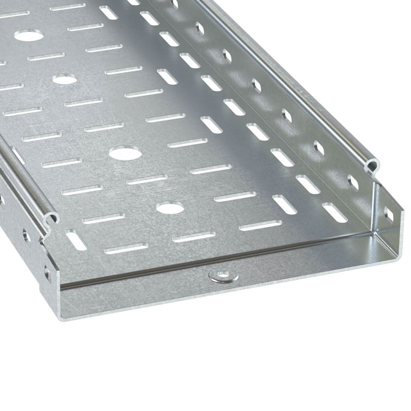 Лоток листовой перфорированный 600х50 L3000 1.5мм гор. оцинк. DKC 3526815HDZ