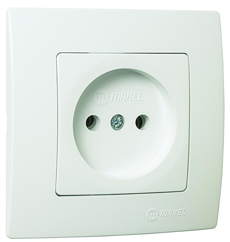 Розетка без заземления Lillium Makel 32001022