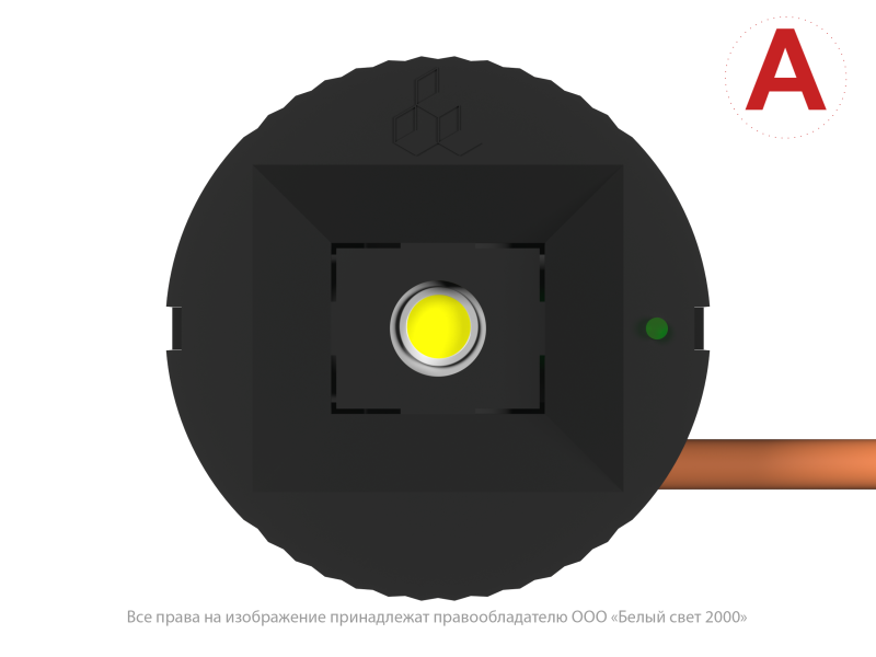 Светильник аварийный BS-OKO-83-L1-INEXI2 Black Белый свет a18693