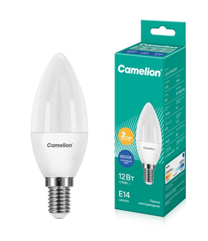 Лампа светодиодная LED12-C35/865/E14 12Вт 220В Camelion 13691