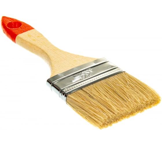 Кисть СТАНДАРТ 63мм 2.5дюйм. натур. щетина Вихрь 73/3/4/4