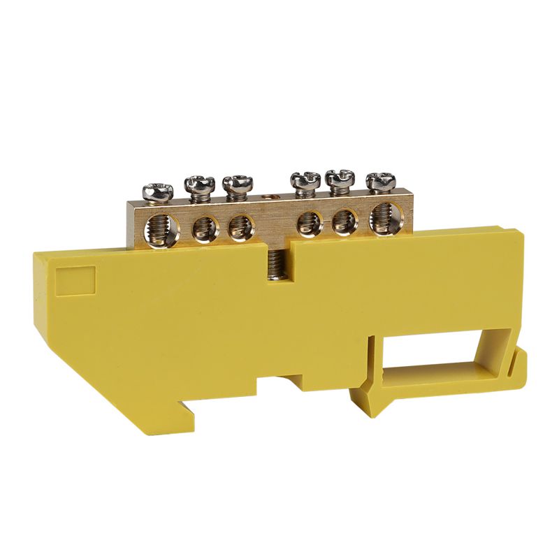 Шина нулевая с изолятором OptiKit BB-D-PE-DIN-6-6х9 желт. КЭАЗ 277855