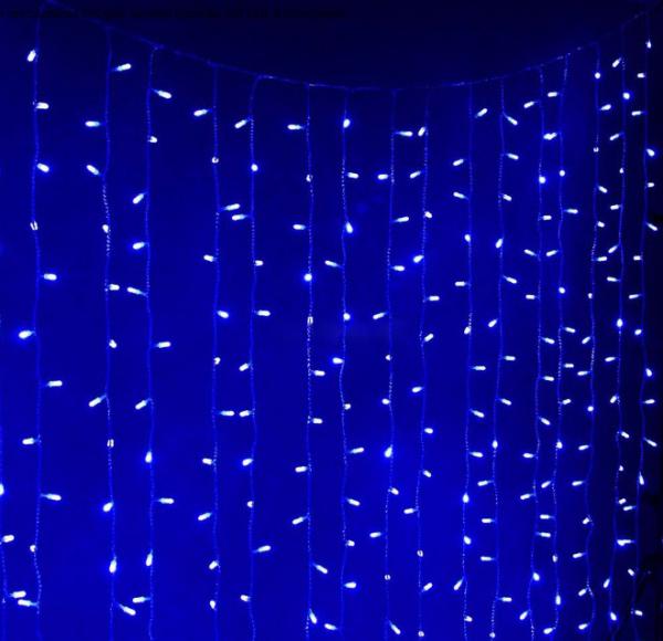 Гирлянда "Занавес" 300х220см LDCL528C-B 528 LED IP20 32.8Вт 220В син. SHLights 4690601043634