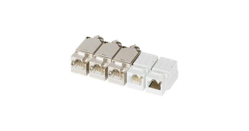 Модуль-вставка типа Keystone для системы мониторинга кат.6 (Класс E) 250МГц RJ45/8P8C FT-TOOL/110/KRONE T568A/B неэкранированный белый - гарантия: 5 лет расширенная / 25 лет системная NIKOMAX NMC-KJUE2-LS-WT