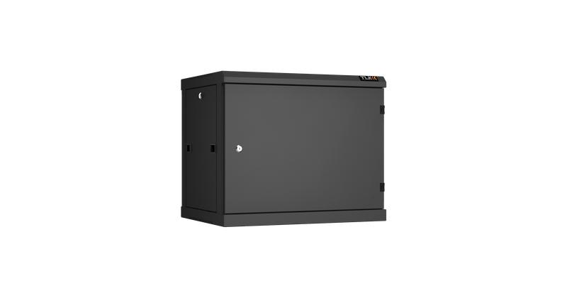 Шкаф настенный разборный 19дюйм 9U метал. дверь Ш600хВ503хГ450мм 2 пары монтажных направляющих черн. NIKOMAX TWC-096045-R-M-BK