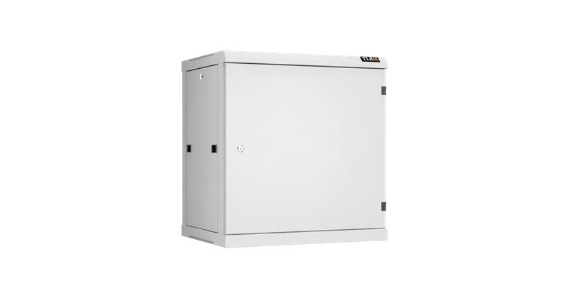 Шкаф настенный разборный 19дюйм 12U метал. дверь Ш600хВ636хГ450мм 2 пары монтажных направляющих сер. NIKOMAX TWC-126045-R-M-GY