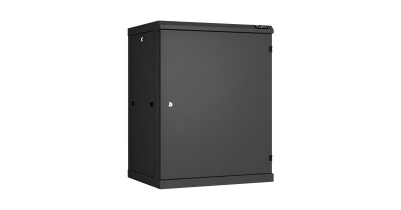 Шкаф настенный разборный 19дюйм 15U метал. дверь Ш600хВ770хГ450мм 2 пары монтажных направляющих черн. NIKOMAX TWC-156045-R-M-BK