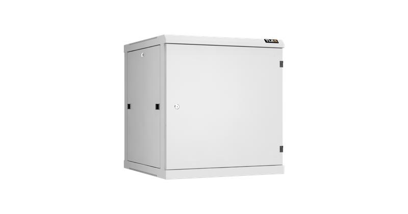 Шкаф настенный разборный 19дюйм 12U метал. дверь Ш600хВ636хГ600мм 2 пары монтажных направляющих сер. NIKOMAX TWC-126060-R-M-GY