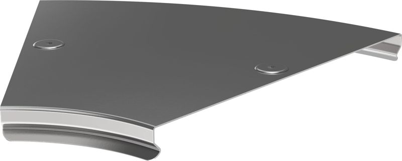 Крышка угла плавного 45град. тип Г01 ESCA 200мм IEK CPG01D-0-45-200-08