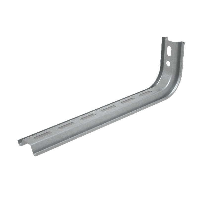 Консоль L-образная KSL200 INOX304 осн.200 сталь 2мм КМ LO8744