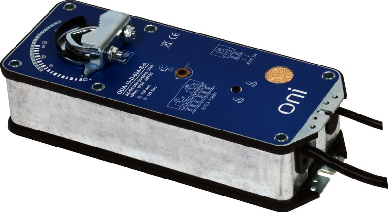 Привод заслонки 10Нм 24В AC/DC 2 поз. с пруж. ONI ODA-10-D-024-S-A