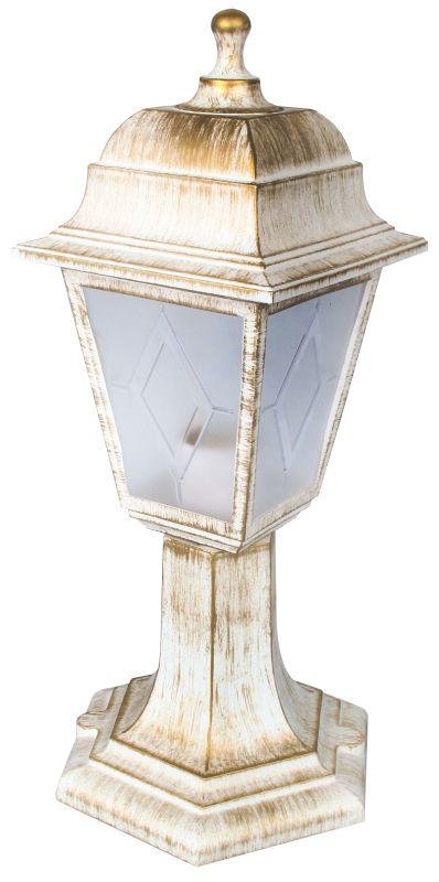 Светильник садово-парковый PP4204 C66 НТУ 04-60-001 У1 "Оскар" 4-гран. пласт. +пласт. бел. бронза Camelion 13841