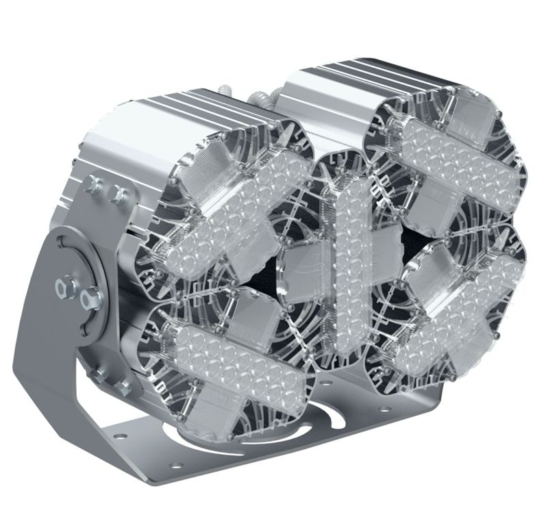 Прожектор светодиодный L-lego II 250 banner/225/К15/4.0K/01/L100/IKIX-66/220AC IP66 поворотное крепление LEDEL LII148