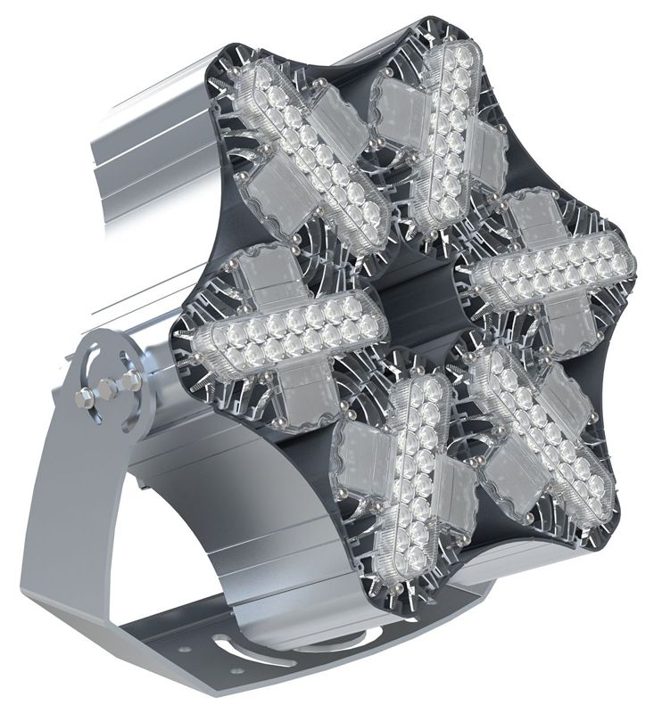 Прожектор светодиодный L-lego II 330 banner/270/К15/4.0K/01/L100/IKIX-66/220AC IP66 поворотное крепление LEDEL LII107