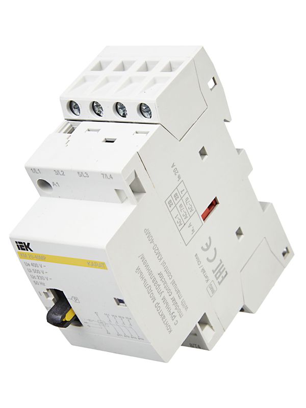 Контактор модульный КМ20-40МР AC с ручным управ. KARAT IEK MKK12-20-40