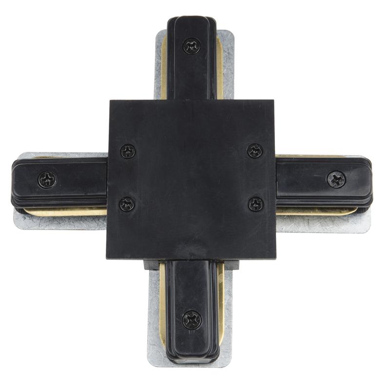 Соединитель для шинопроводов UBX-Q123 R41 BLACK 1 POLYBAG типа R Х-образный однофазный черн. Vople UL-00007452