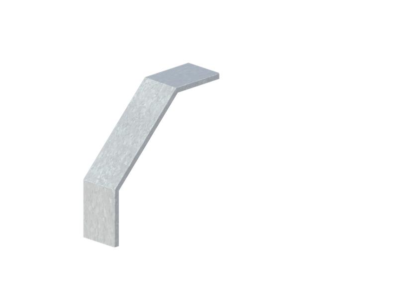 Крышка для лотка углового осн.100 1.2мм ЛМсК-90Н 100-1.2ц УТ2.5 СОЭМИ Н0122430132