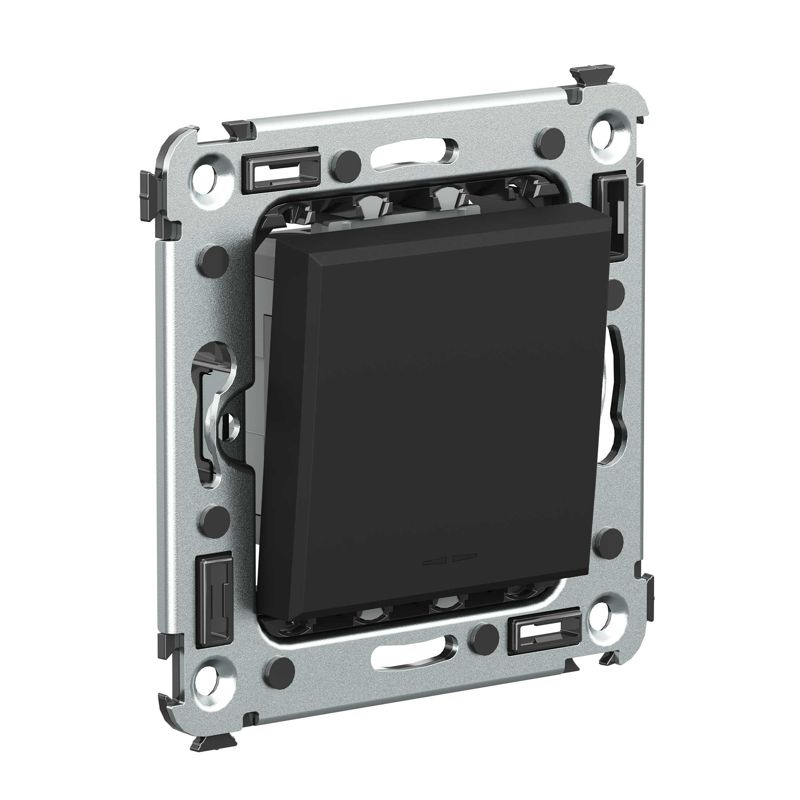 Переключатель 1-кл. СП Avanti "Черный матовый" DKC 4412113