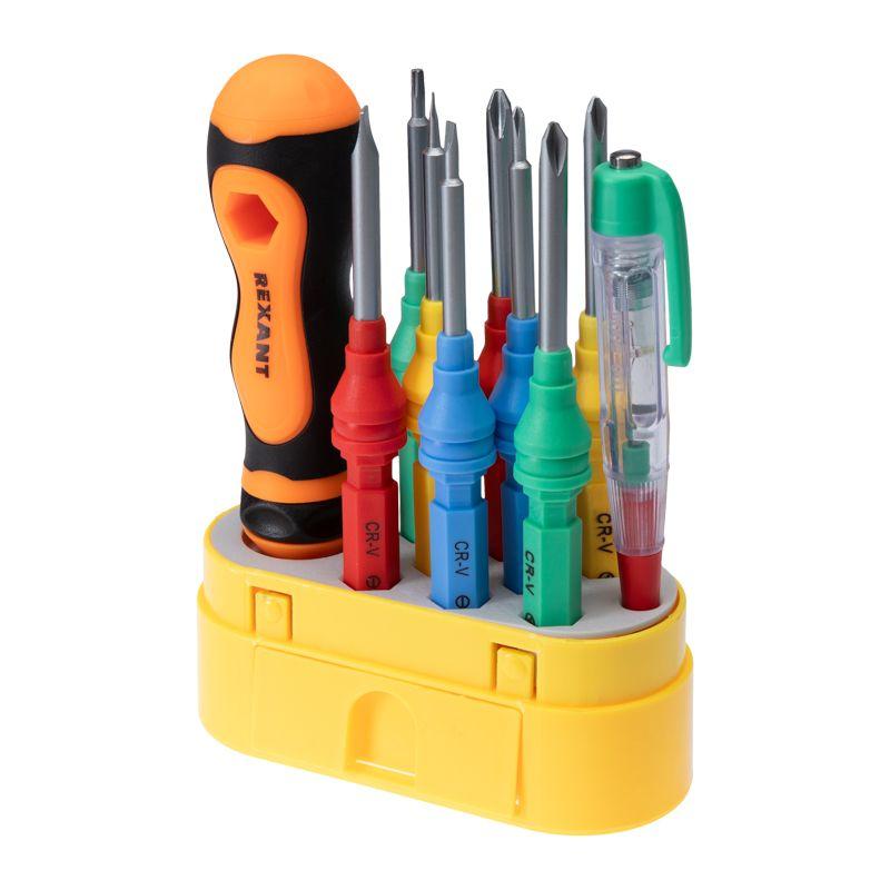 Набор отверток 10 предметов Rexant 12-4777