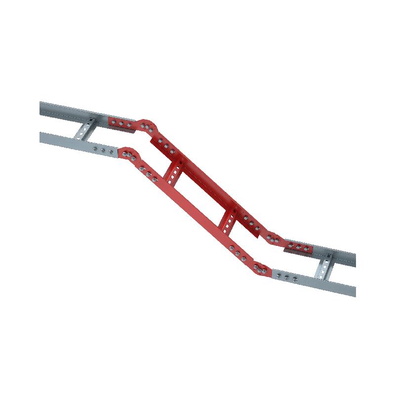 Угол для лотка шарнирный вертикальный 200х70 сталь 1.2мм LSHL70-200-1.2 КМ LO7955