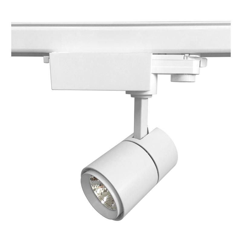 Светильник-прожектор светодиодный трековый ULB-T52-10W/3000K/H WHITE 10Вт 3000К тепл. бел. 900лм бел. Uniel UL-00007491