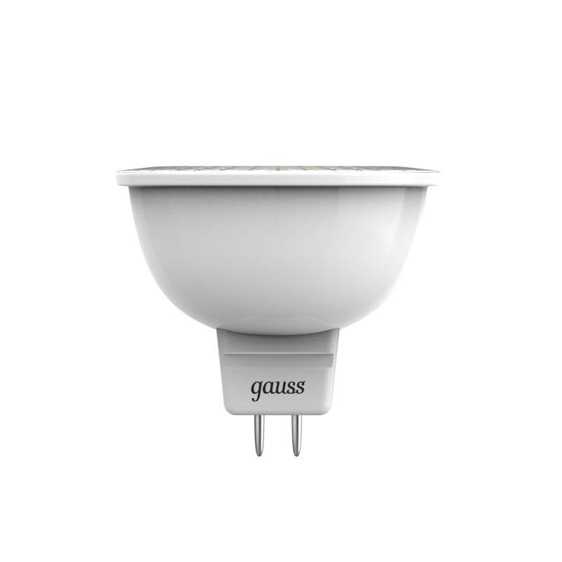 Лампа светодиодная Black 7Вт MR16 софит 6500К холод. бел. GU5.3 630лм GAUSS 101505307