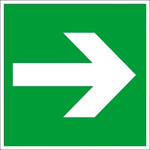 Знак "Направляющая стрелка" 200х200мм PROxima EKF an-5-08