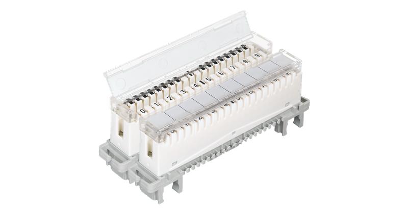 Рамка для маркировки плинтов для установки на плинты или магазин защиты откидная прозр. (уп.10шт) NIKOMAX NMC-PL-HLH-10