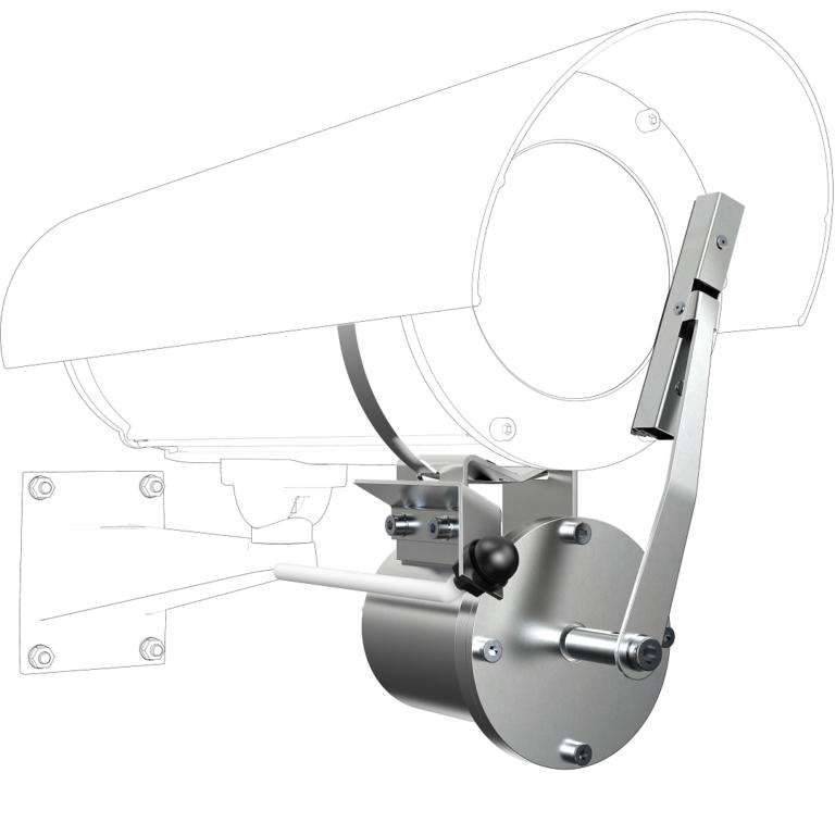Стеклоочиститель взрывобезопасный для гермобоксов и видеокамер из нержавеющей стали СО-1 Ex Тахион 40066
