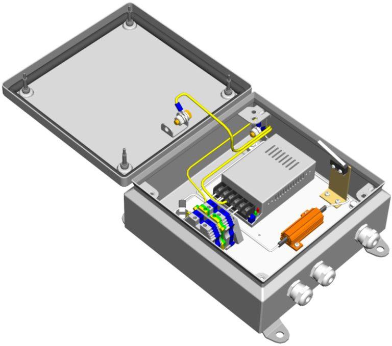 Блок питания уличный от -60град.C до +50град.C IP 66 БПУ-1-75Вт Тахион 40036