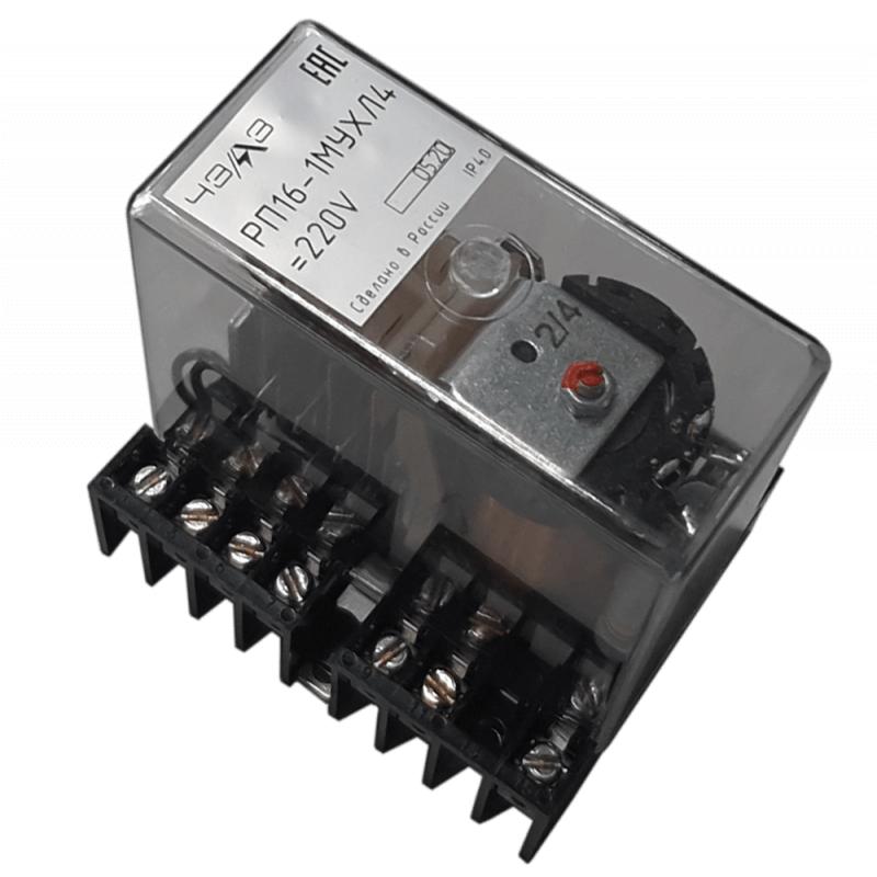 Реле промежуточное РП-16-1М 220В DC 4/2 передн. присоед. ЧЭАЗ A8119-77951415