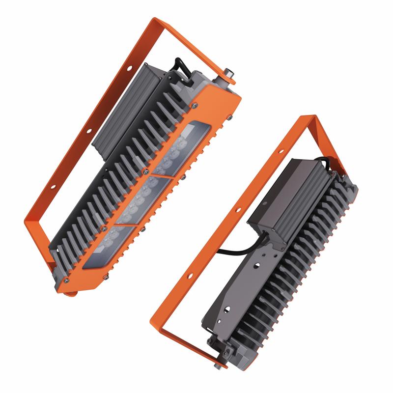 Светильник светодиодный взрывозащ. LAD LED R320-1-120G-36AC-30L Ex 35Вт 5000К IP66 3825лм 36В КСС типа "Д" крепление на лире бел. ЛАДзавод LADLED1LSG36AC30LEX