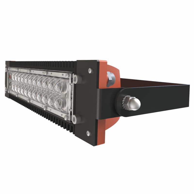 Светильник светодиодный взрывозащ. LAD LED R500-1-30-6-35L 2Ex 35Вт 5000К IP65 5184лм 100-305В КСС типа "Г" крепление на лире бел. ЛАДзавод LADLED130635L2EX