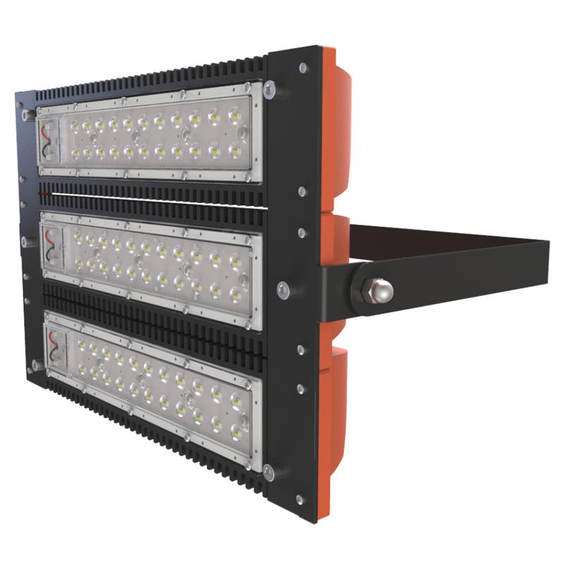 Светильник светодиодный взрывозащ. LAD LED R500-3-120-12-105L 2Ex 105Вт 5000К IP65 16401лм 12-24В КСС типа "Д" крепление на лире бел. ЛАДзавод LADLED3LS12105L2EX