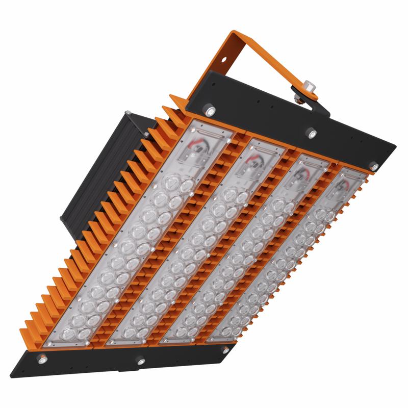 Светильник светодиодный взрывозащ. LAD LED R500-4-120-6-140L 2Ex 140Вт 5000К IP65 21868лм 100-305В КСС типа "Д" крепление на лире бел. ЛАДзавод LADLED4LS6140L2EX