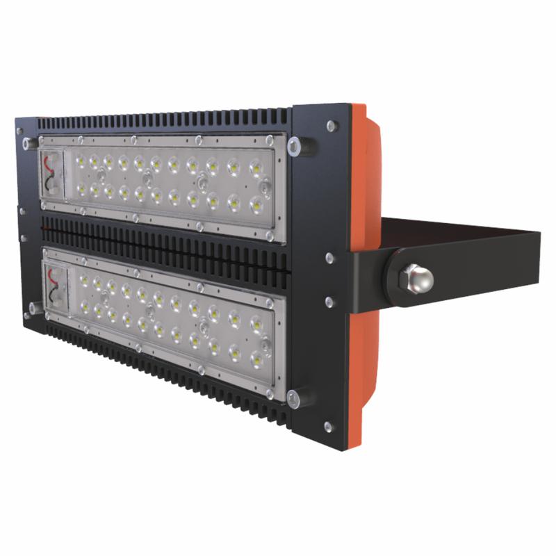 Светильник светодиодный взрывозащ. LAD LED R500-2-M-36-70L 2Ex 70Вт 5000К IP65 11005лм 36В КСС типа "Ш" крепление на лире бел. ЛАДзавод LADLED2M3670L2EX