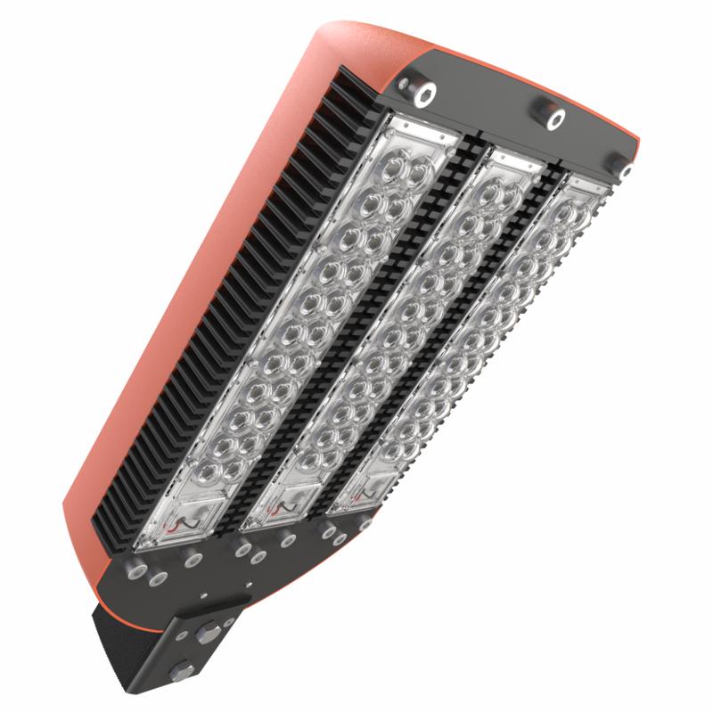 Светильник светодиодный взрывозащ. LAD LED R500-3-10-36-105K 2Ex 105Вт 5000К IP65 16034лм 36В КСС типа "К" консольное крепление бел. ЛАДзавод LADLED31036105K2EX