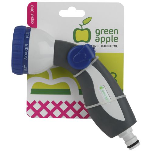 Пистолет-распылитель пластик 8 реж. (12/48/576) Green Apple Б0017766